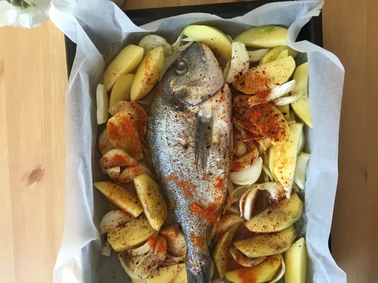 Fırında Balık detay 1
