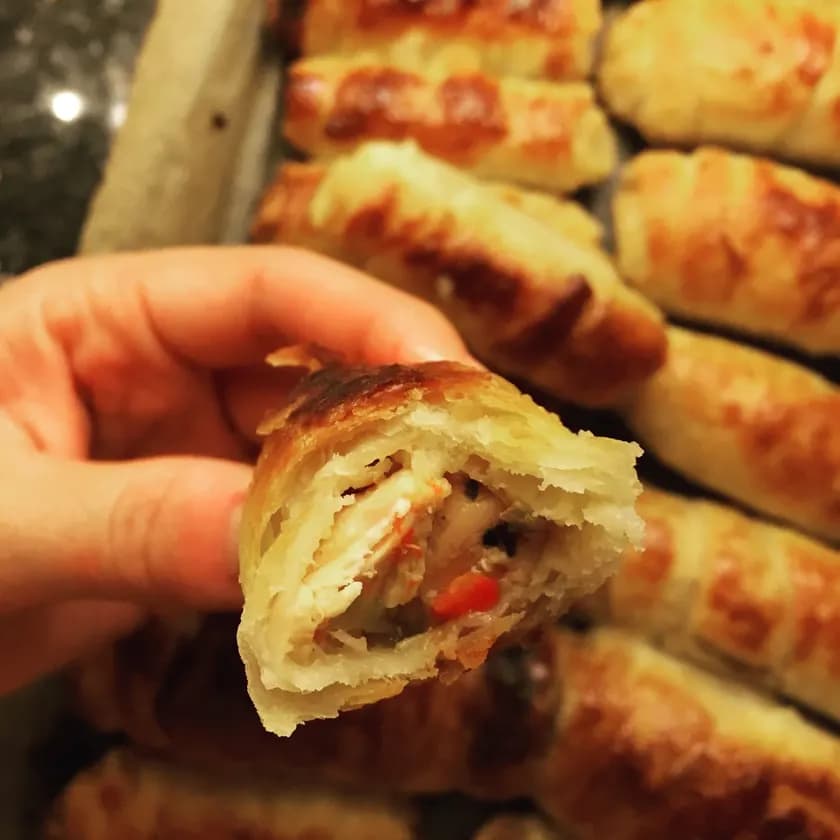 Sebzeli Tavuklu Börek görseli