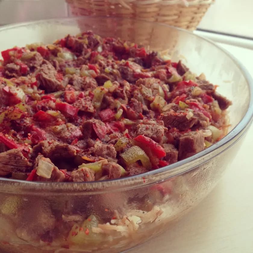 Şehriyeli Et Kavurması görseli