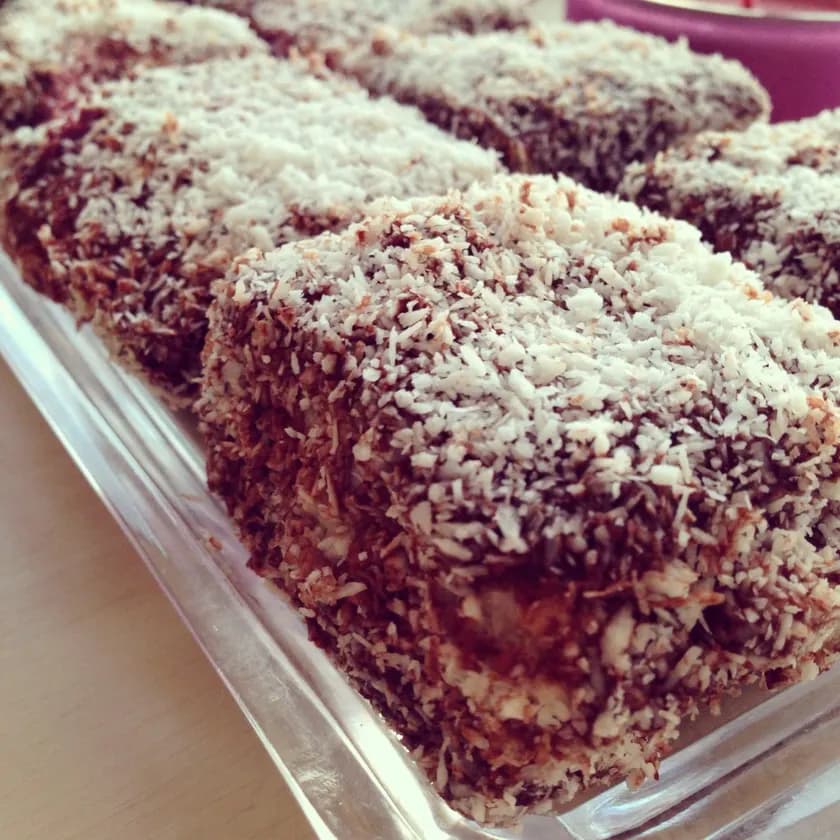 Kremalı Lamington görseli