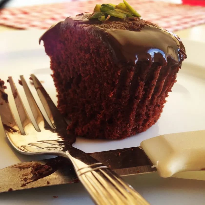 Nutellalı Pamuk Kek (Muffin Hali ile) görseli