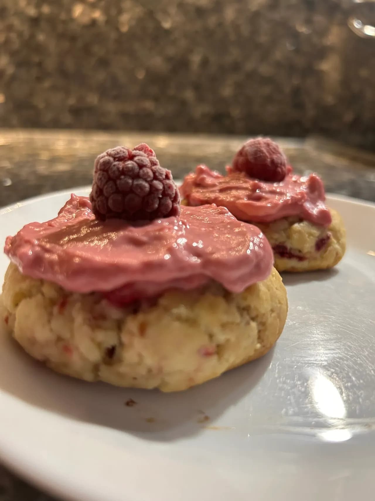 Frambuazlı Cheesecake Kurabiye