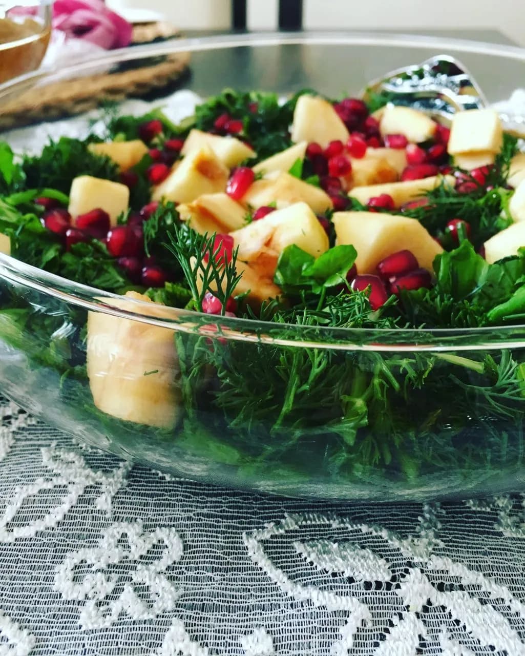 Elmalı Roka Salatası