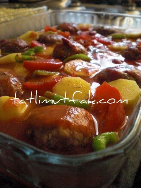 Fırında Köfte Patates detay 1