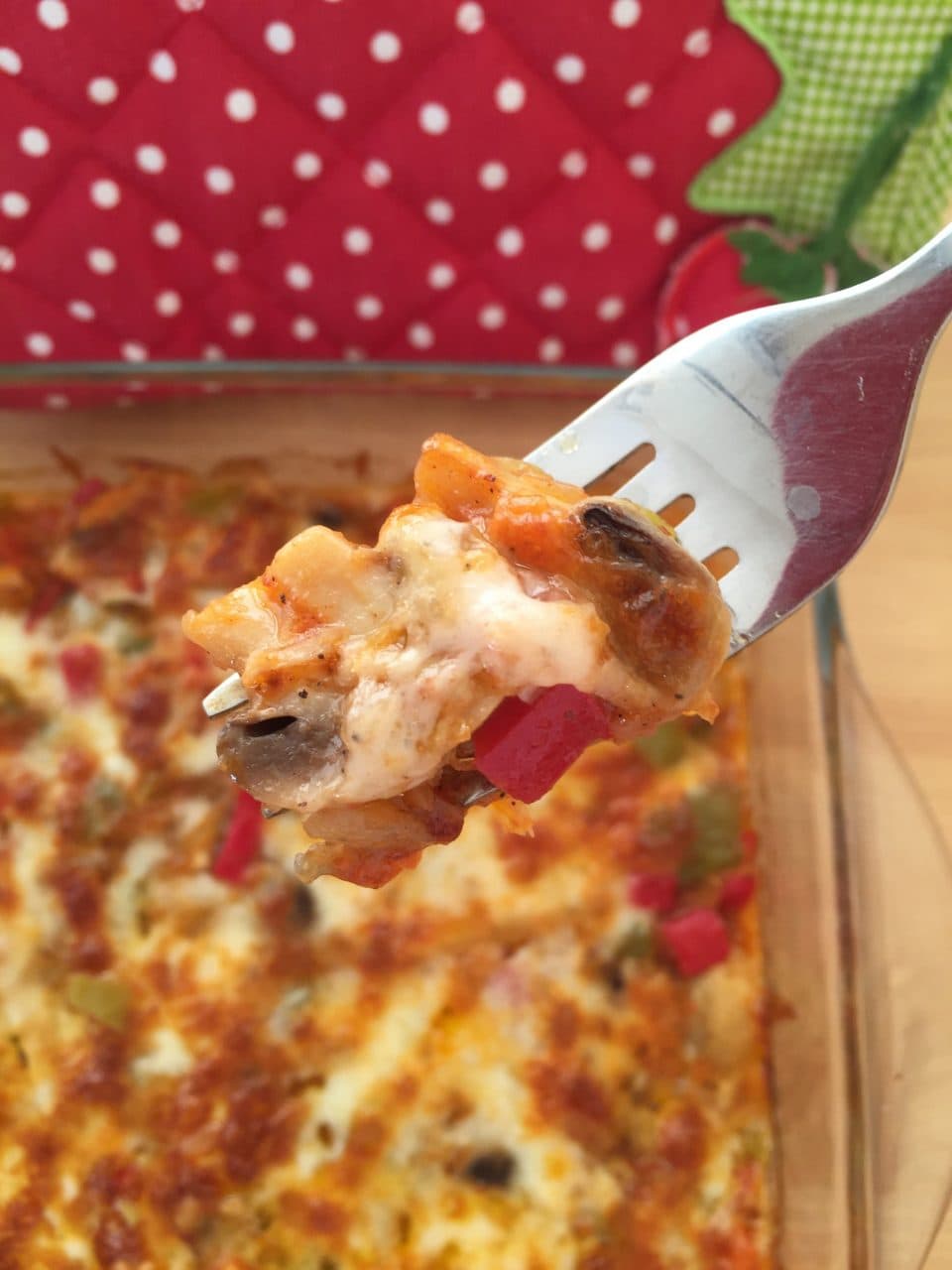 Pastırmalı ve Mantarlı Fırın Yemeği görseli