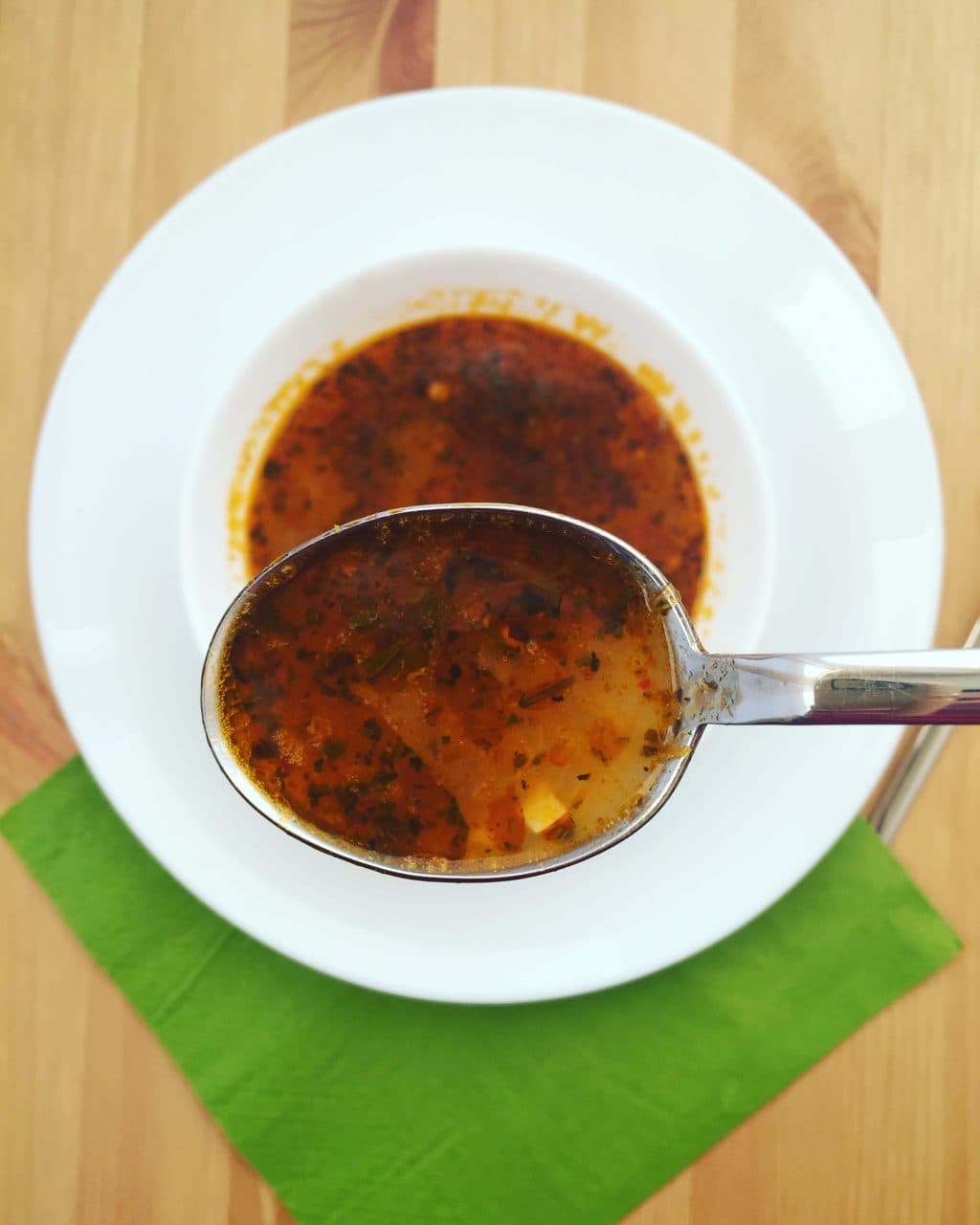 Erişteli Yeşil Mercimek Çorbası görseli