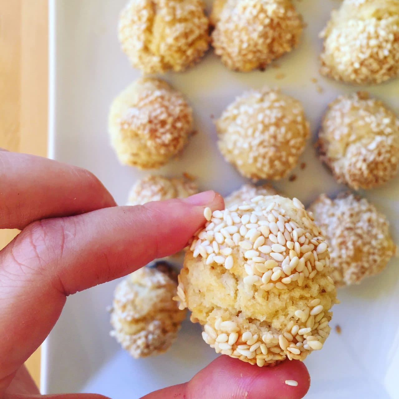 Susamlı Misket Kurabiye görseli