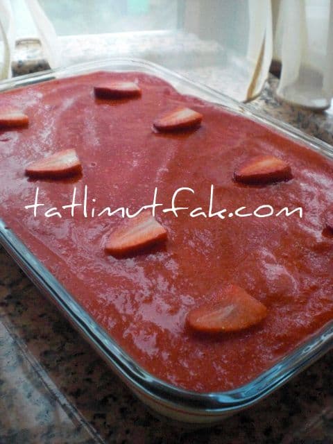 Çilek Soslu Tavuk Göğsü detay 1