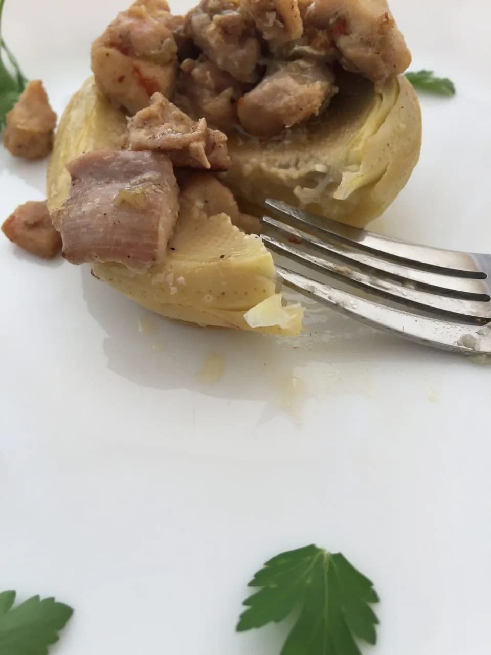 Tavuklu Enginar Yemeği detay 1
