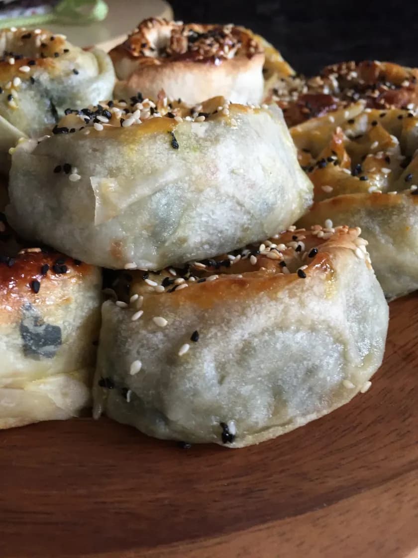 Ispanaklı Çıtır Gül Böreği