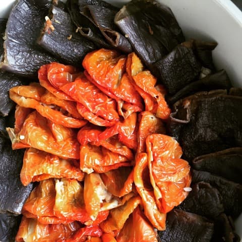 Kuru Patlıcan Dolması detay 1