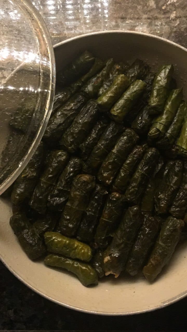 Zeytinyağlı Karalahana Sarma detay 1